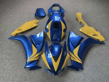 Outlet 2012-2016 Honda CBR1000RR Motorcycle Fairings - Gloss Blue and Yellow