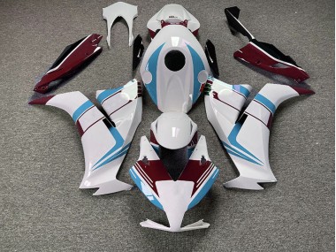 Outlet 2012-2016 Honda CBR1000RR Motorcycle Fairings - Gloss Light Blue and Maroon