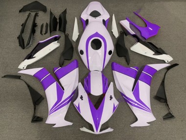 Outlet 2012-2016 Honda CBR1000RR Motorcycle Fairings - Gloss Purple and White