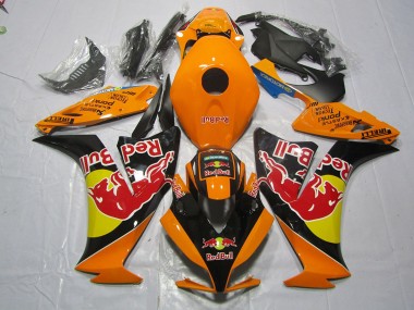 Outlet 2012-2016 Honda CBR1000RR Motorcycle Fairings - Orange Red Bull