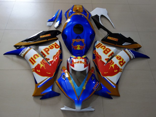 Outlet 2012-2016 Honda CBR1000RR Motorcycle Fairings - The Bull Blue and Gold