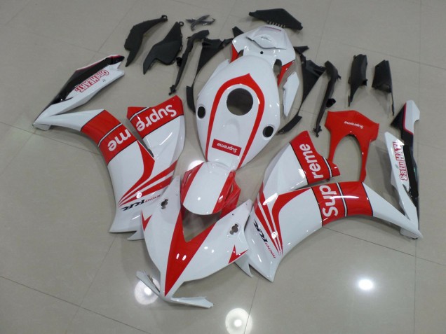 Outlet 2012-2016 Honda CBR1000RR Motorcycle Fairings - White Supreme