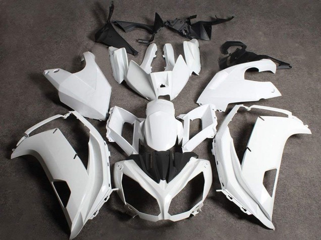 Outlet 2012-2016 Kawasaki Ninja 650R Motorcycle Fairings - White Outlet 2012-2016 Kawasaki Ninja 650R Motorcycle Fairings - White