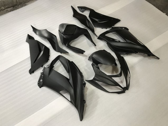 Outlet 2013-2018 Kawasaki ZX6R Motorcycle Fairings - Matte Black Outlet 2013-2018 Kawasaki ZX6R Motorcycle Fairings - Matte Black