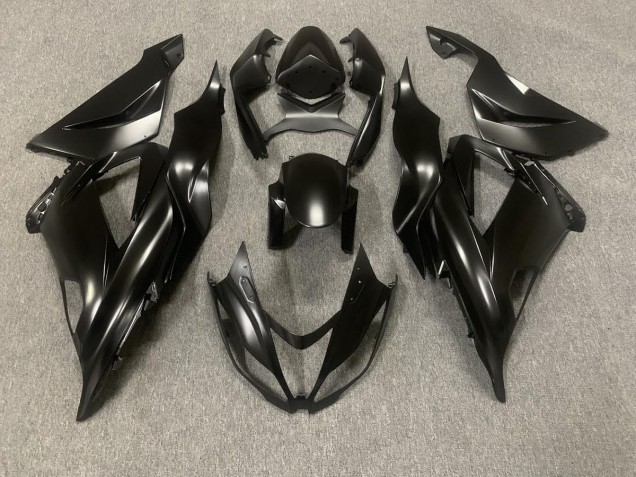 Outlet 2013-2018 Kawasaki ZX6R Motorcycle Fairings - Matte Black & Protective Coat Outlet 2013-2018 Kawasaki ZX6R Motorcycle Fairings - Matte Black & Protective Coat