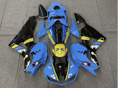 Outlet 2013-2020 Honda CBR600RR Motorcycle Fairings - Blue Shark