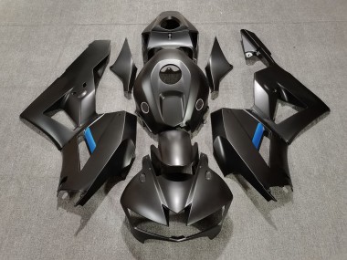 Outlet 2013-2020 Honda CBR600RR Motorcycle Fairings - Matte Black w Blue