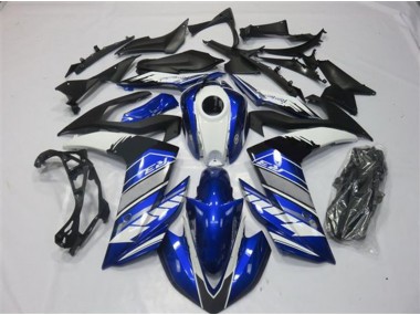 Outlet 2015-2018 Yamaha R3 Motorcycle Fairings - Blue and Silver