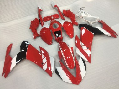 Outlet 2015-2018 Yamaha R3 Motorcycle Fairings - Red and White Gloss