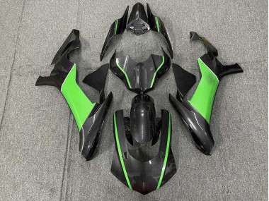 Outlet 2015-2019 Yamaha R1 Motorcycle Fairings - Carbon Fiber & Green