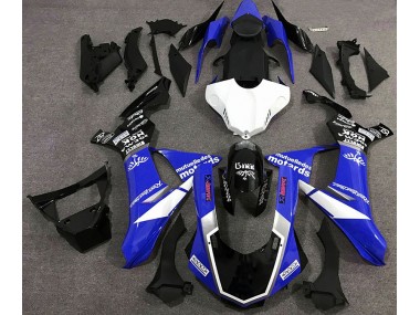 Outlet 2015-2019 Yamaha R1 Motorcycle Fairings - Gloss Blue Logo Style