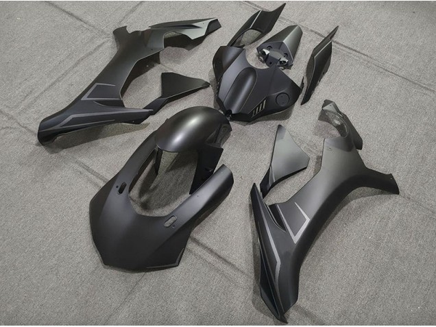 Outlet 2015-2019 Yamaha R1 Motorcycle Fairings - Matte Black Custom Logos