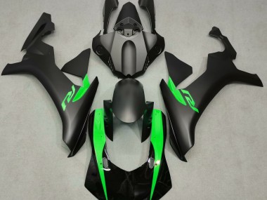 Outlet 2015-2019 Yamaha R1 Motorcycle Fairings - Matte Black & Green