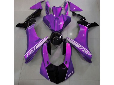 Outlet 2015-2019 Yamaha R1 Motorcycle Fairings - Mood Purple and Black