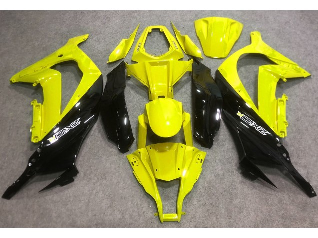 Outlet 2016-2019 Kawasaki ZX10R Motorcycle Fairings - Gloss Yellow and Black Outlet 2016-2019 Kawasaki ZX10R Motorcycle Fairings - Gloss Yellow and Black