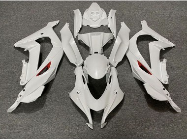 Outlet 2016-2019 Kawasaki ZX10R Motorcycle Fairings - Pearl White Red Trim