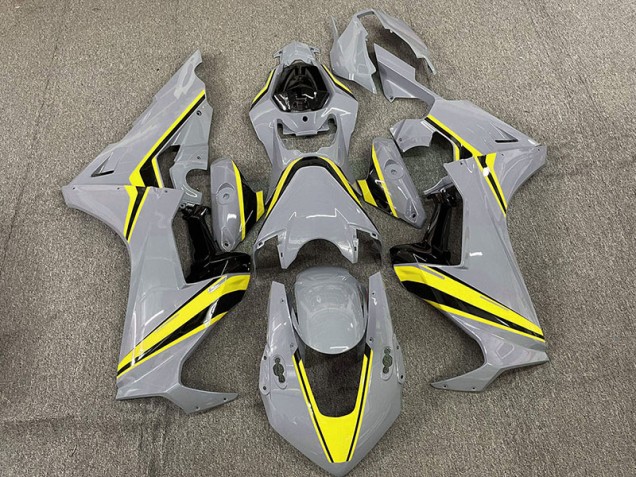 Outlet 2017-2019 Honda CBR1000RR Motorcycle Fairings - Nardo with Yellow Stripes