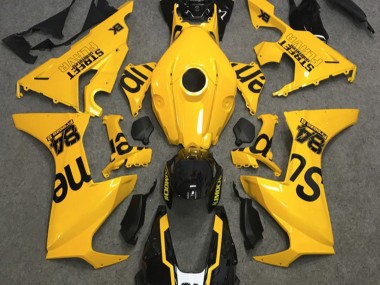 Outlet 2017-2019 Honda CBR1000RR Motorcycle Fairings - Yellow Street Flava