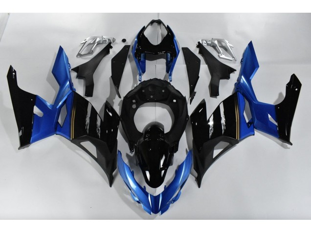 Outlet 2018-2020 Kawasaki Ninja 400 Motorcycle Fairings - Blue and Black Outlet 2018-2020 Kawasaki Ninja 400 Motorcycle Fairings - Blue and Black